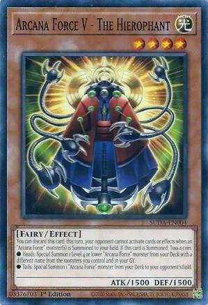 Arcana Force V - The Hierophant (SUDA-EN004) - Supreme Darkness 1st Edition-1