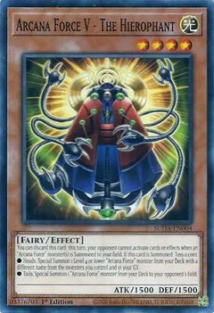 Arcana Force V - The Hierophant (SUDA-EN004) - Supreme Darkness 1st Edition-1