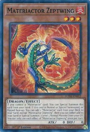 Materiactor Zeptwing (SUDA-EN012) - Supreme Darkness 1st Edition-1