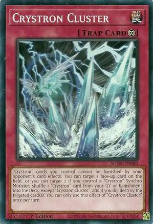 Crystron Cluster (SUDA-EN080) - Supreme Darkness 1st Edition-1