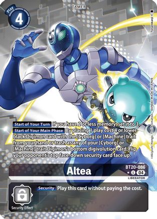 Altea (Alternate Art) (BT20-086) - Release Special Booster 2.5 Foil-1