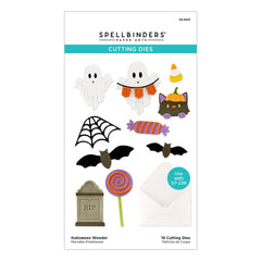 Spellbinders Halloween Wonder Etched Dies, Metal-1