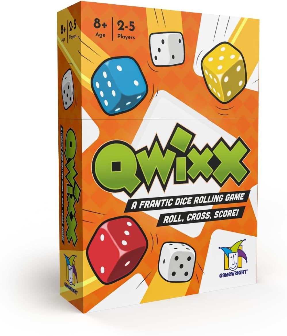 Gamewright Qwixx - A Fast Family Dice Game Multi-Colored, 5" 🍁 All In One Marketplace Canada