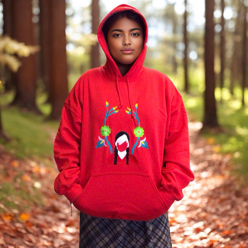 Embroidered hoodies (No more Stolen Sister)-3
