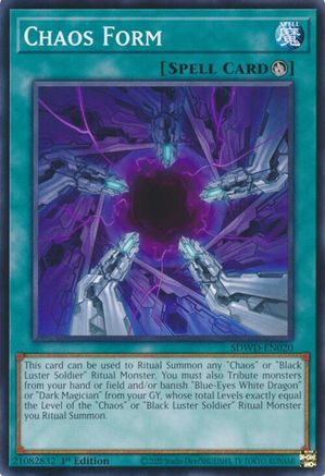 Chaos Form (SDWD-EN020) - Structure Deck: Blue-Eyes White Destiny 1st Edition-1