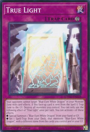 True Light (SDWD-EN028) - Structure Deck: Blue-Eyes White Destiny 1st Edition-1