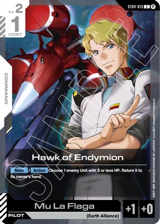 Hawk of Endymion (ST04-013) - Edition Beta-1