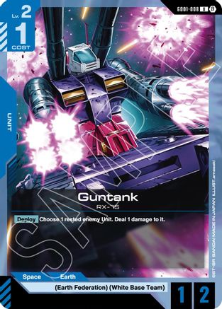 Guntank (GD01-008) - Edition Beta-1