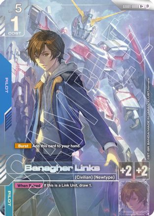 Banagher Links (U+) (GD01-088) - Edition Beta Holofoil-1