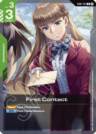 First Contact (GD01-107) - Edition Beta-1
