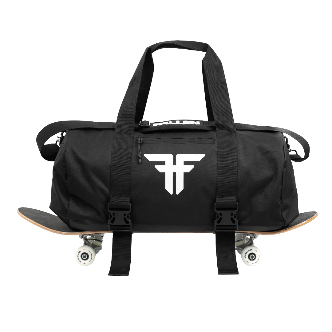 Fallen 'Utility' Small Duffle Bag - Black/White-1