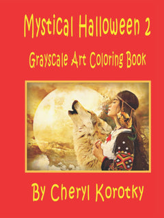 Mystical Halloween 2: Grayscale Art Coloring Book-1