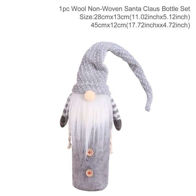Christmas Decorations Christmas Wine Bottle Socks-24