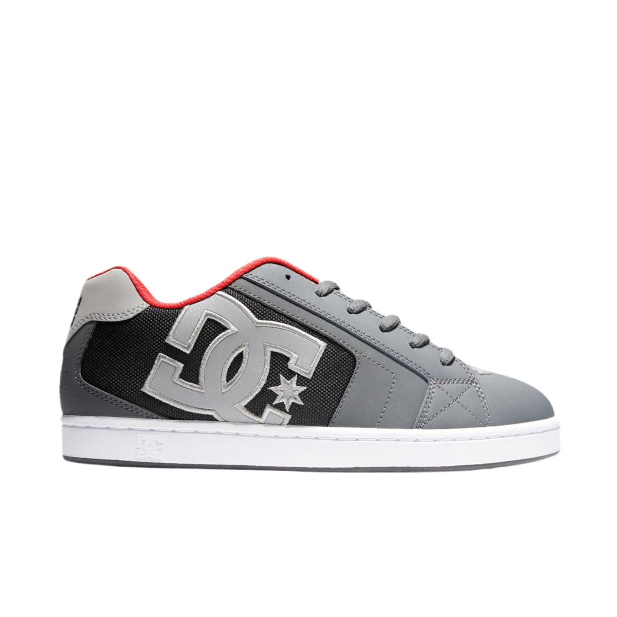 DC Shoes 'Net' Shoes - Heather Grey/White-1