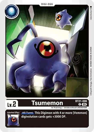 Tsumemon (BT21-006) - World Convergence-1