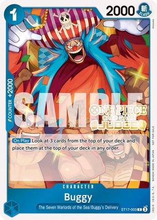 Buggy (Judge Pack Vol. 5) (ST17-003) - One Piece Promotion Cards Foil-1
