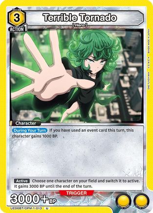 Terrible Tornado (013) (UE06BT/OPM-1-013) - UE06BT One Punch Man
