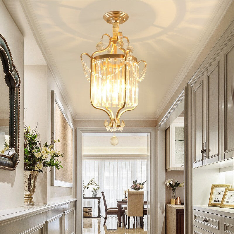 American Single-Head Crystal Chandelier-1