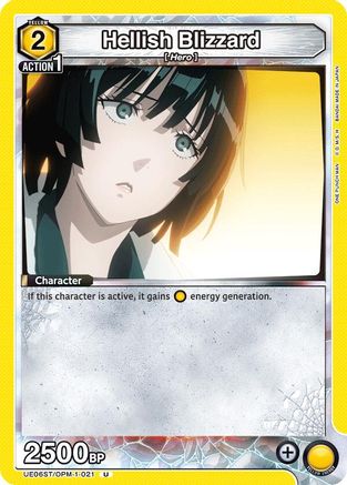 Hellish Blizzard (021) (UE06ST/OPM-1-021) - UE06ST One Punch Man Starter Deck-1