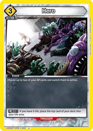 Hero (UE06ST/OPM-1-032) - UE06ST One Punch Man Starter Deck