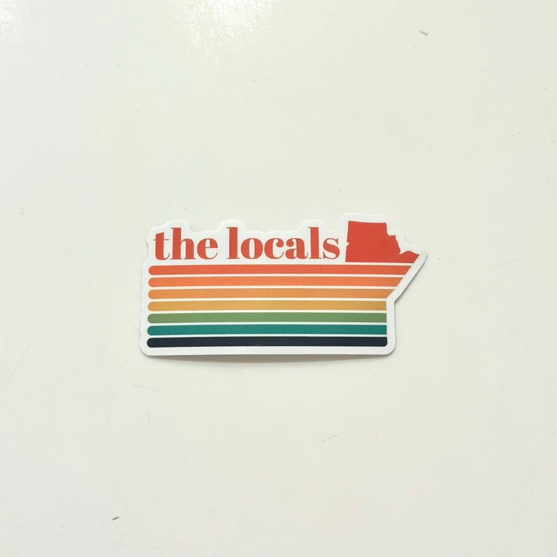 The Locals Prairie Sunset Sticker-2