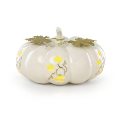 Lenox Harvest Lighted Pumpkin Small Halloween Centerpiece-1