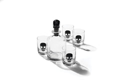 Oneida Vintro Halloween Skeleton 5-Piece Whiskey Glass Set-2