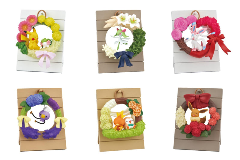 Pokemon Happiness Wreath (1 Random Box) (Re-ment Blind Box)-2