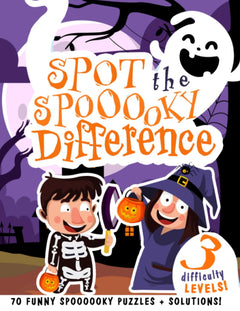 Spot the Spooooky Difference: Halloween Find the Difference Activity Book for Kids-1
