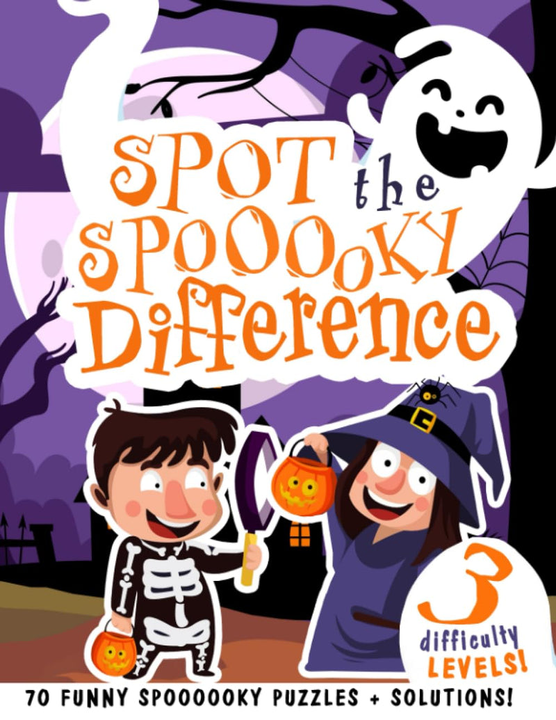 Spot the Spooooky Difference: Halloween Find the Difference Activity Book for Kids-1