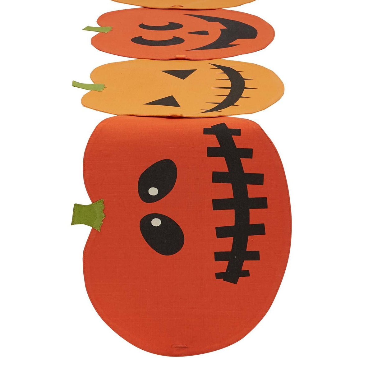 DII Jack O' Lantern Halloween Placemat Table Runner (Set of 4)-2
