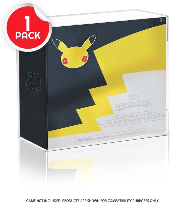 Pokemon ETB Center 25th Celebrations Elite Trainer Box (online EXCLUSIVE) - EVORETRO PET Protector 0.45MM - Pack of 1-1
