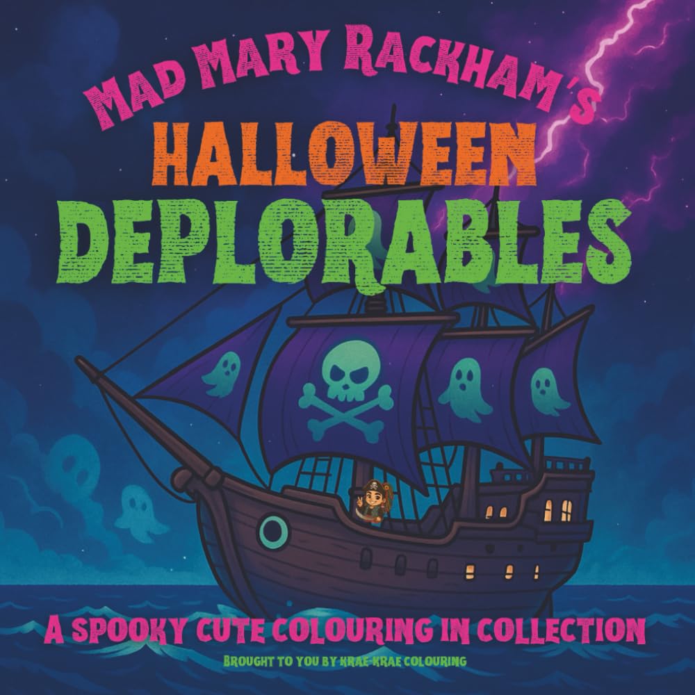 Halloween Deplorables: A Spooky Cute Colouring In Collection-1