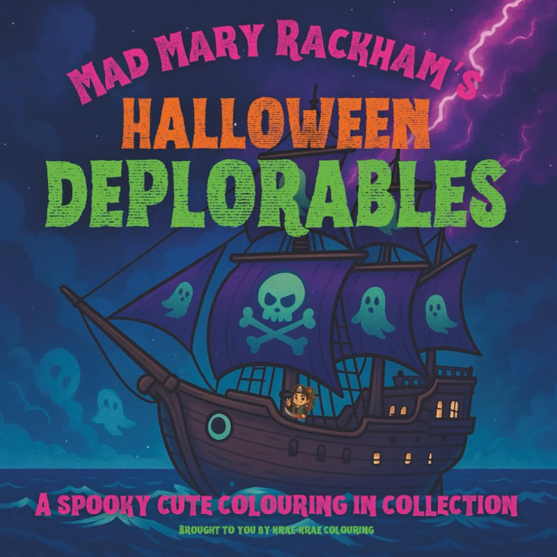 Halloween Deplorables: A Spooky Cute Colouring In Collection-1