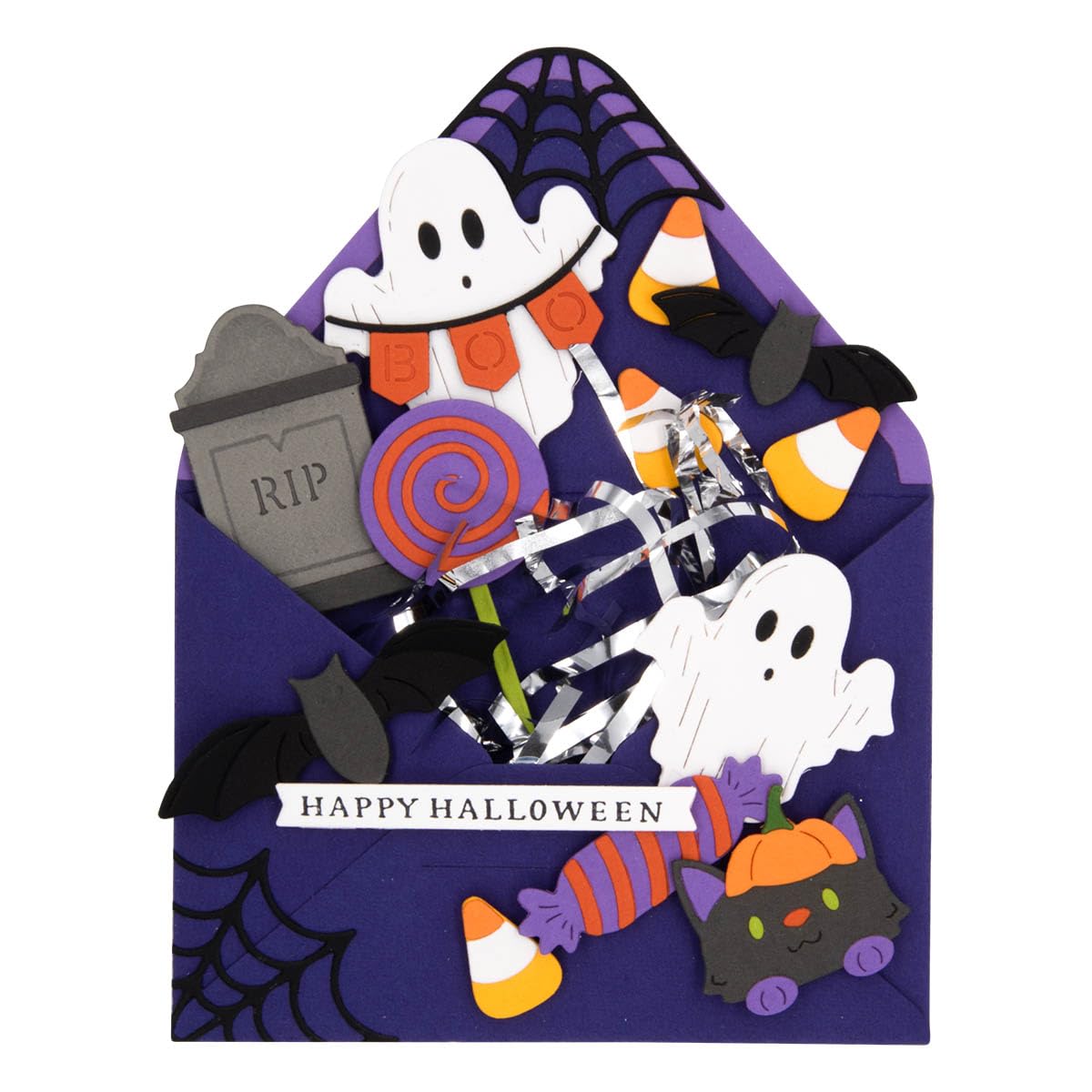 Spellbinders Halloween Wonder Etched Dies, Metal-6