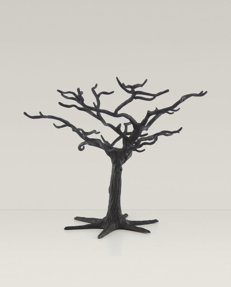 Lenox Matte Black Metal Halloween Mini Ornament Tree-2