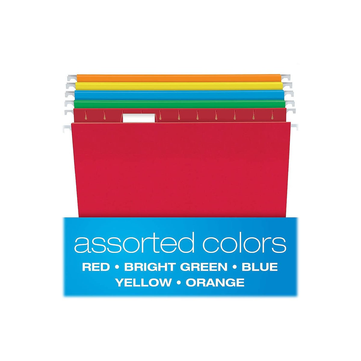 Pendaflex Recycled Hanging File Folders, Letter Size, 5 Assorted Colors, 25 Per box (81663) 🍁 All In One Marketplace Canada
