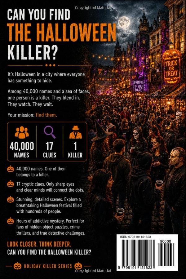 THE HALLOWEEN KILLER: The Name Elimination Puzzle Book-2