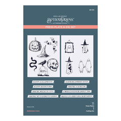 Spellbinders Halloween Icons Press Plates, Metal-1