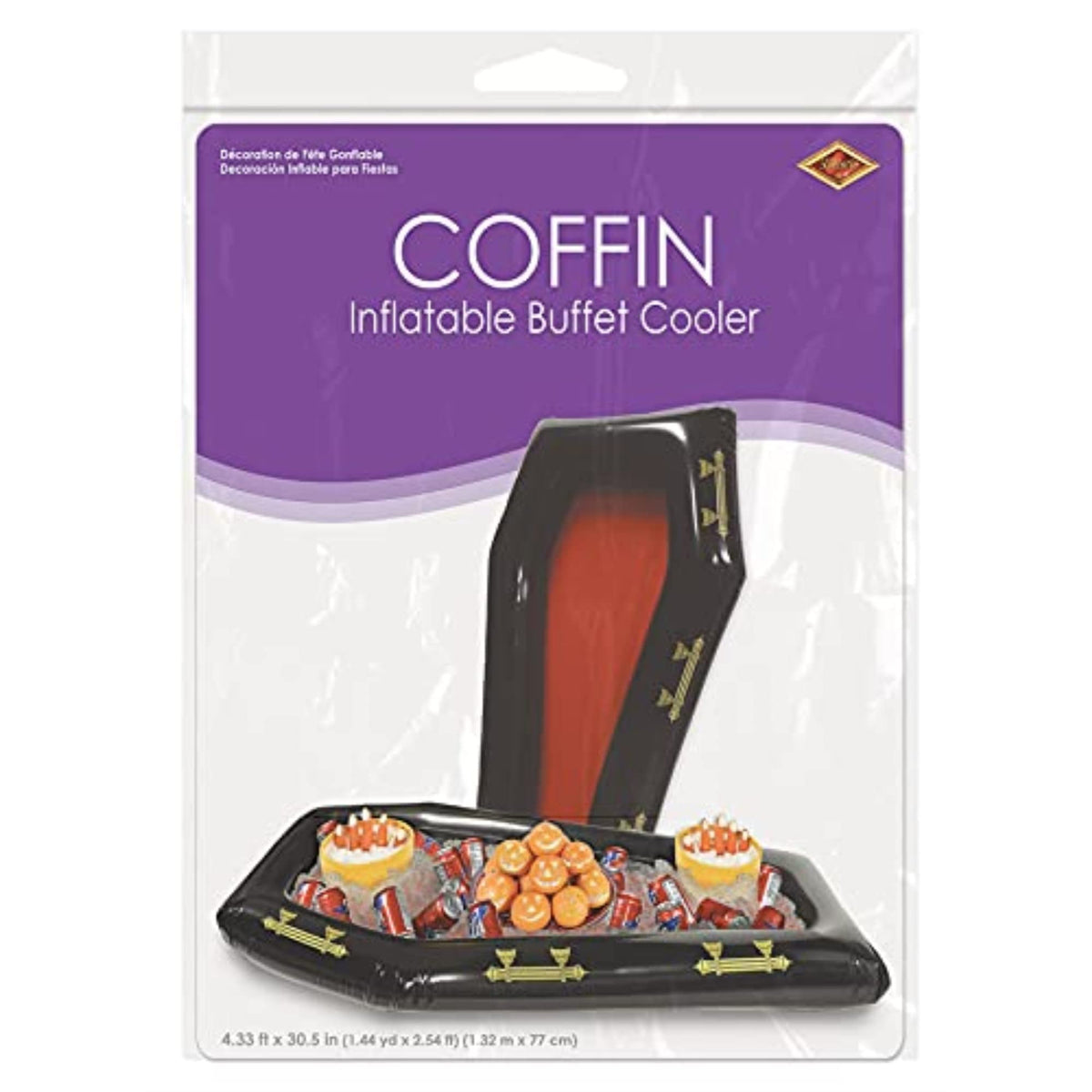 Beistle Inflatable Coffin Buffet Cooler-6