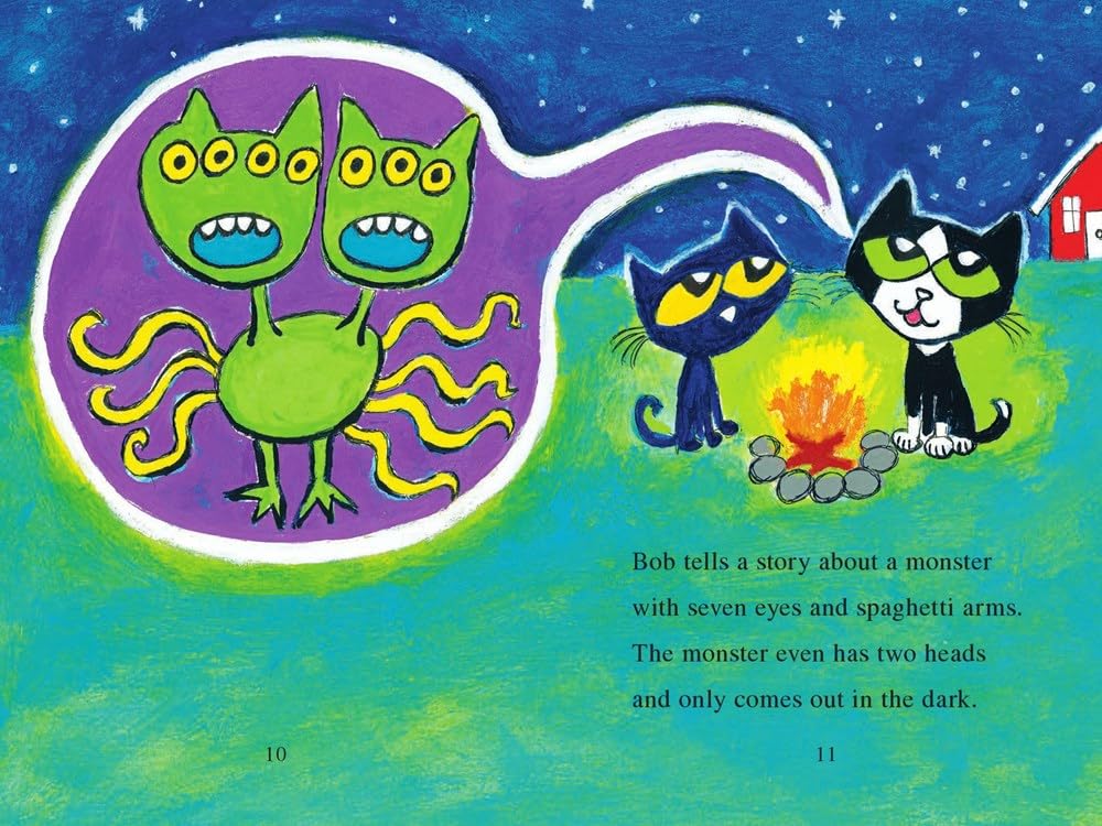 Pete the Cat: Scaredy Cat!: A Halloween Book for Kids-3