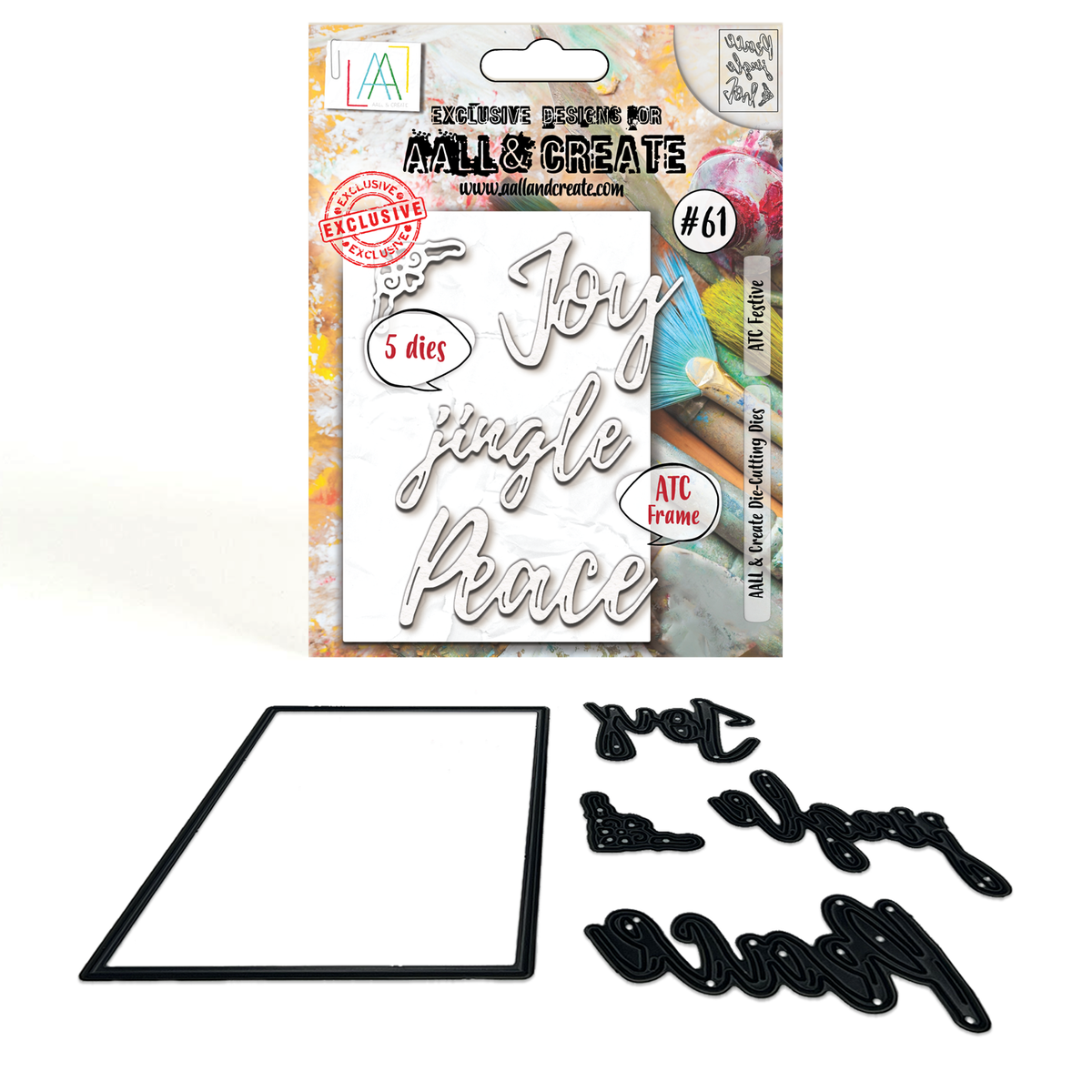 AALL and Create - Die-Cutting Die Set - ATC Festive-1