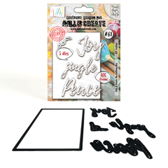 AALL and Create - Die-Cutting Die Set - ATC Festive-1