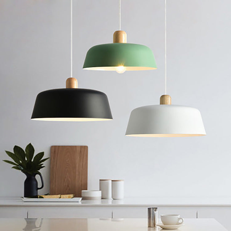 Nordic Wood Pendant Light-4