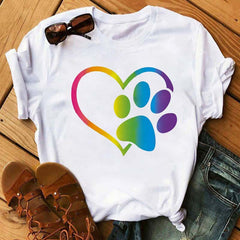 Round Neck Minimalist Retro Loose Fitting Women's Short Sleeved-9