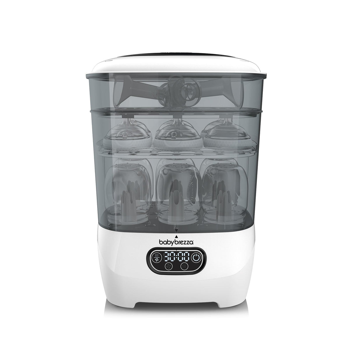 Baby Brezza Bottle Sterilizer and Dryer Advanced – 33% Faster - Largest Capacity Steam Sanitizer - Universal Sterilization Machine for All Bottles + Baby Product Parts - HEPA Air Filter 🍁 All In One Marketplace Canada