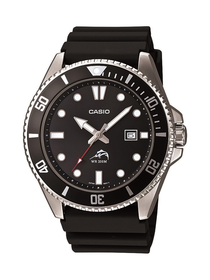 Casio Men’s MDV106-1AV 200M Duro Analog Watch, Black