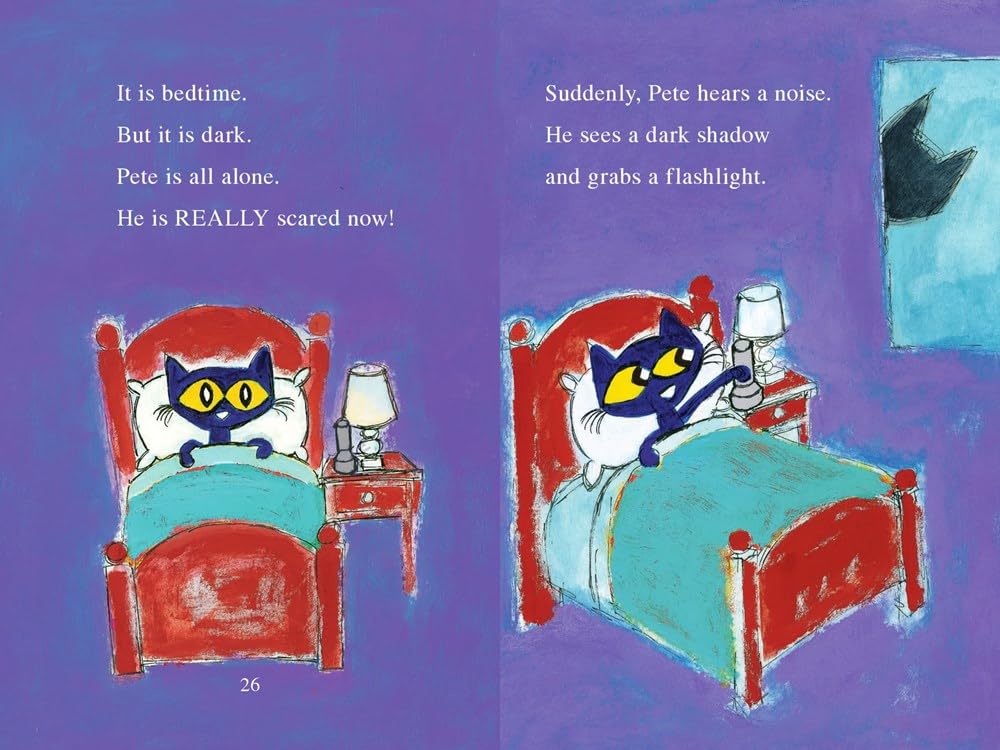 Pete the Cat: Scaredy Cat!: A Halloween Book for Kids-5