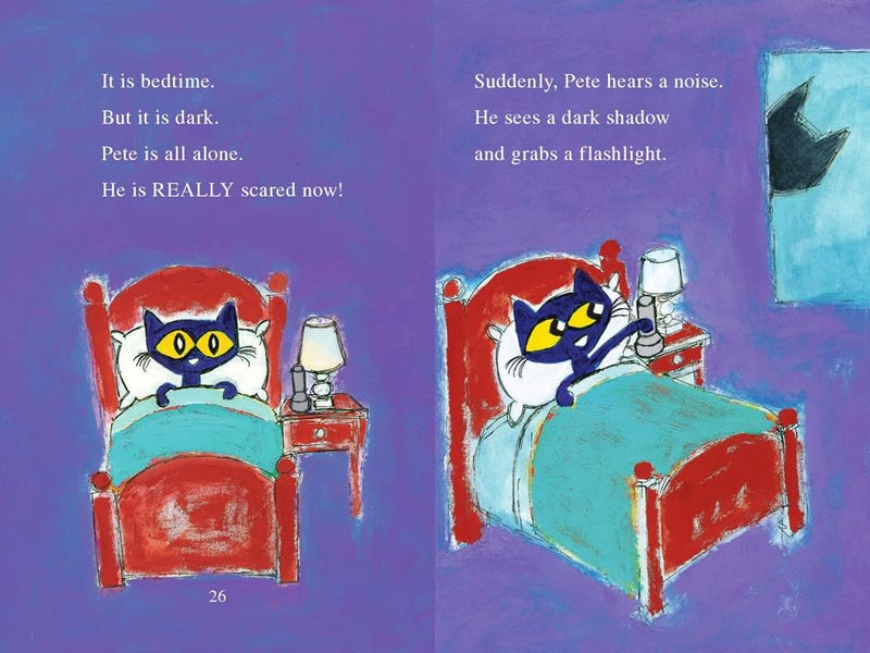 Pete the Cat: Scaredy Cat!: A Halloween Book for Kids-5