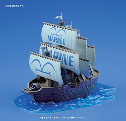 One Piece Grand Ship Collection  MARINE WARSHIP Model Kit-6